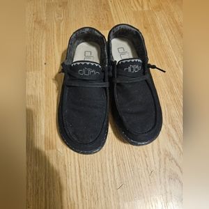 Womens Black Hey Dude